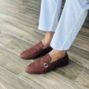 Mermaid Chocolesh Suede Loafer