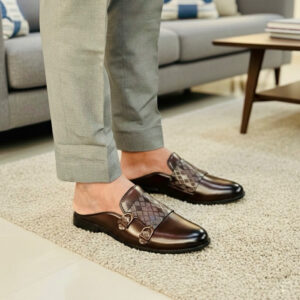 Luxe Chcoco Zardozi Half Monk